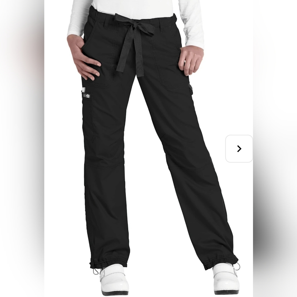 Koi Stretch Regular Length Black Scrub Pants sz 3X